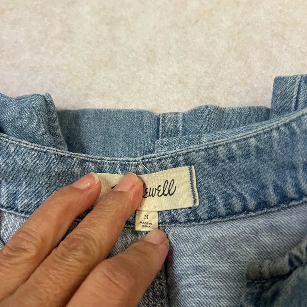 Madewell Light Blue‎ Denim Dress - Picture 9 of 9